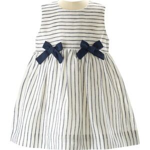 Rachel Riley London Striped Bow Dress – Size 3